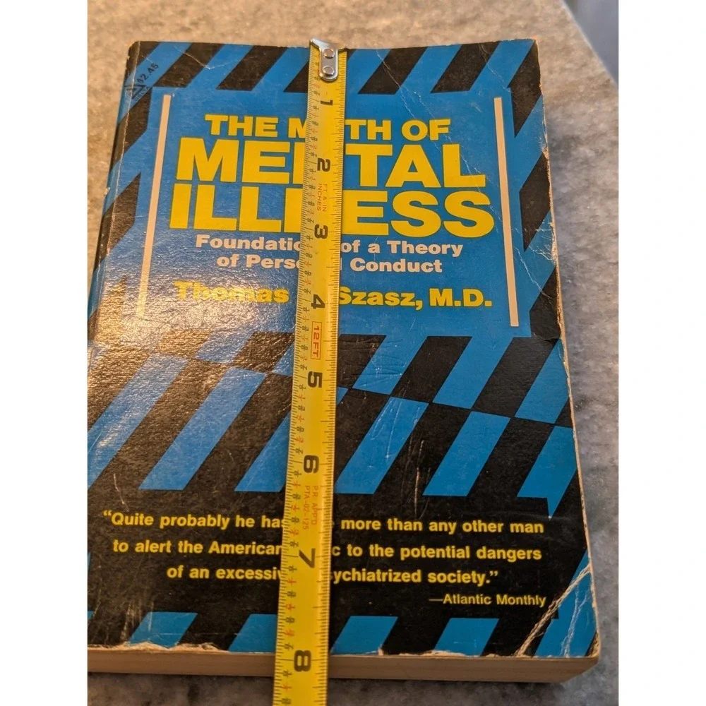 The Myth of Mental Illness Thomas S Szasz M.D. Delta Books Paperback